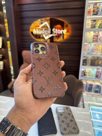 Leather embossed (brown) (L.V98)