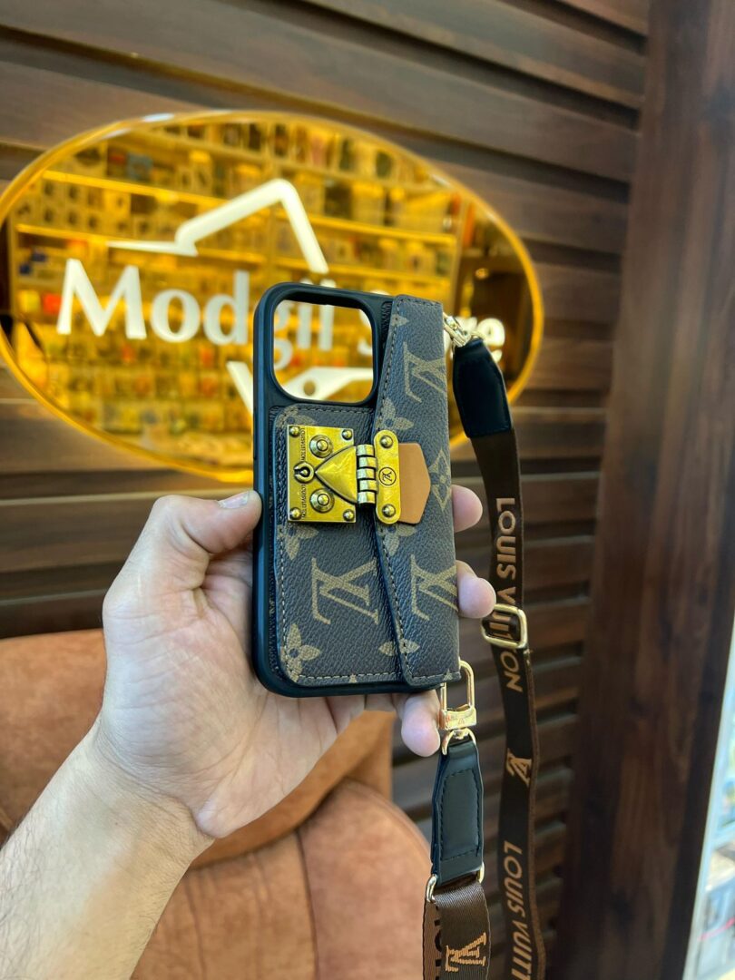 Louis Vuitton cardholder with side belt case