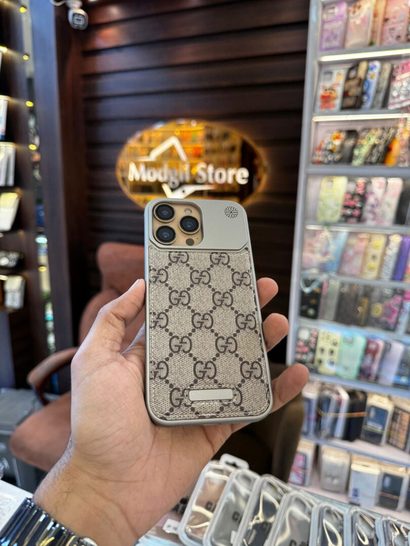 Anti heat case (silver+Brown )