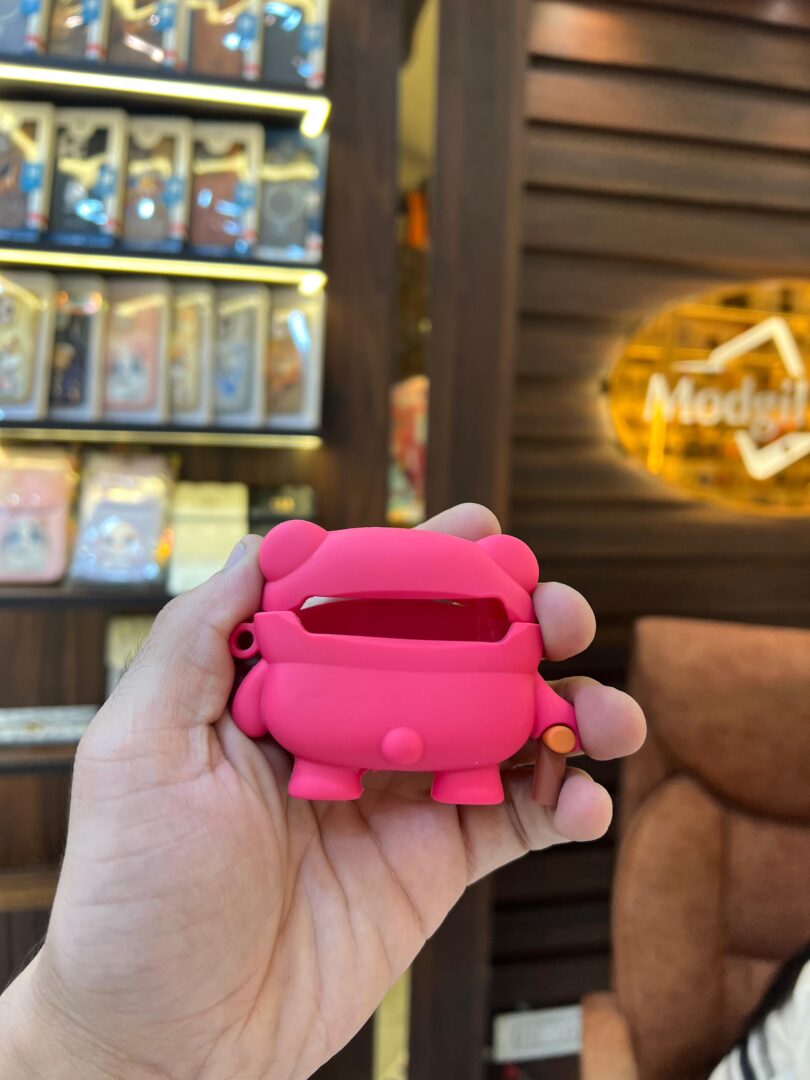 Pink bear AirPod case - Image 3