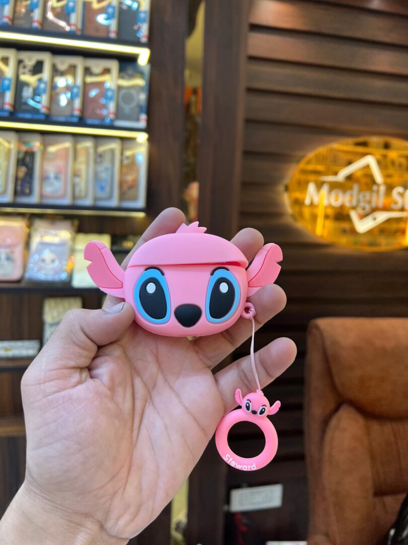 Pink Stich AirPod case