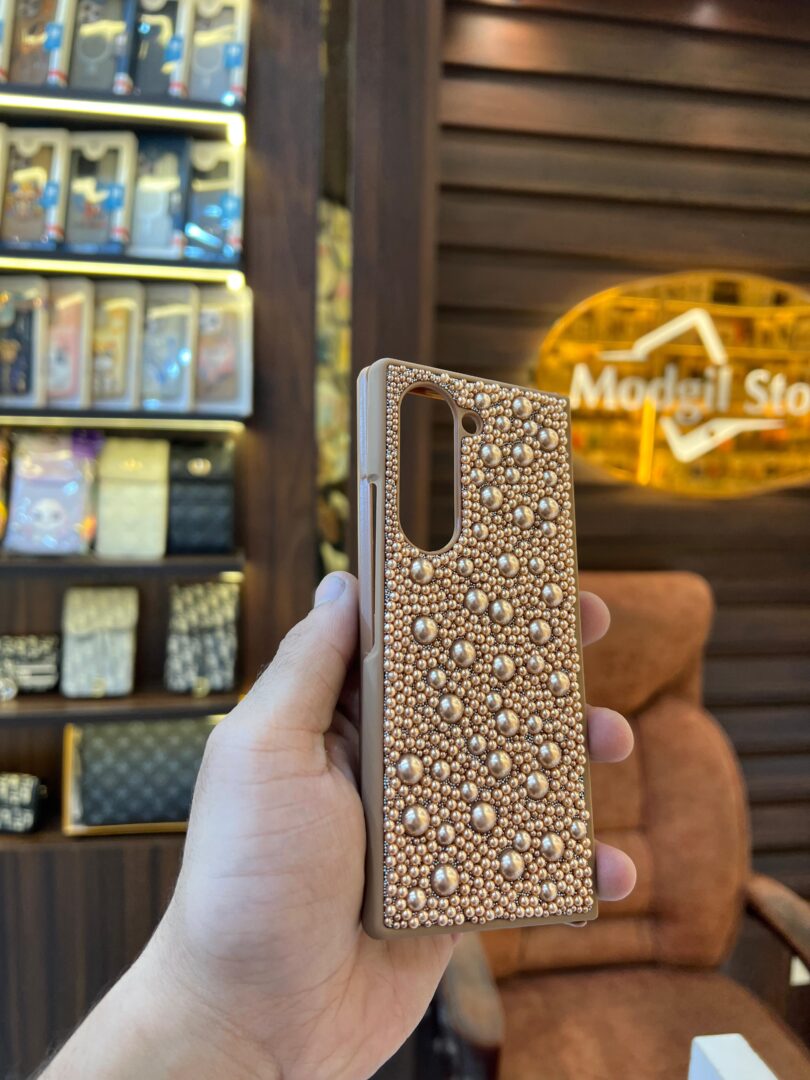 Stone case for Samsung Fold & Flip series (Golden) - Image 5