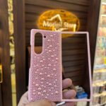 Stone case for Samsung fold & flip series (Pink)