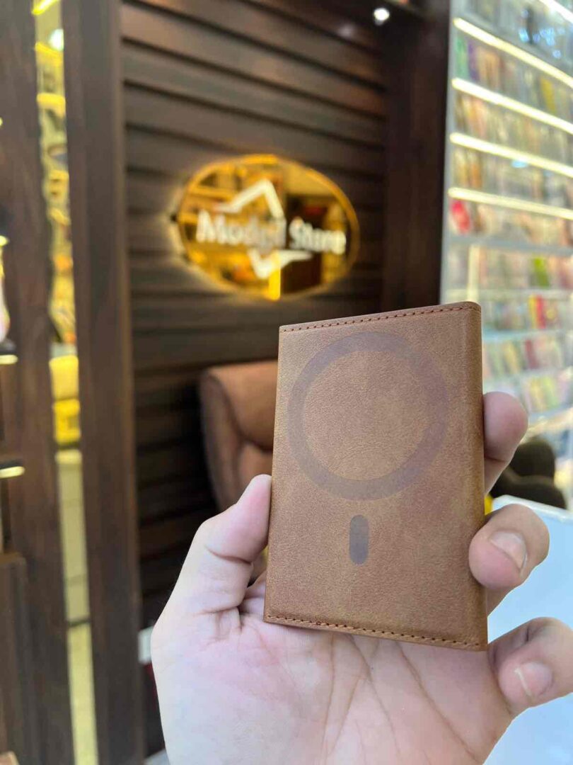 3 for card holder with mag-safe (Brown) - Image 2