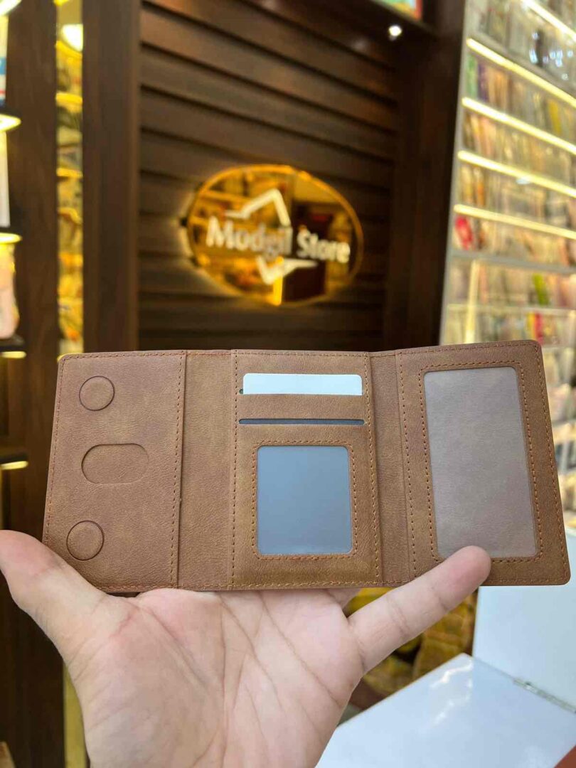 3 for card holder with mag-safe (Brown) - Image 3