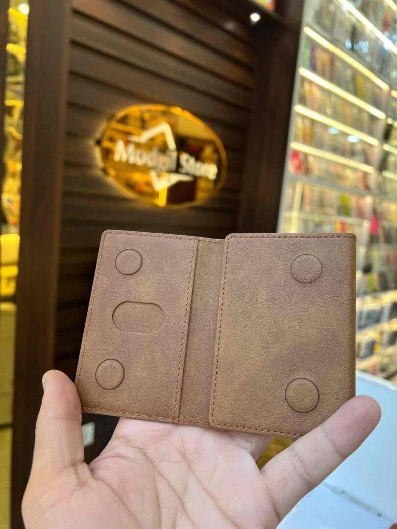 3 for card holder with mag-safe (Brown) - Image 5