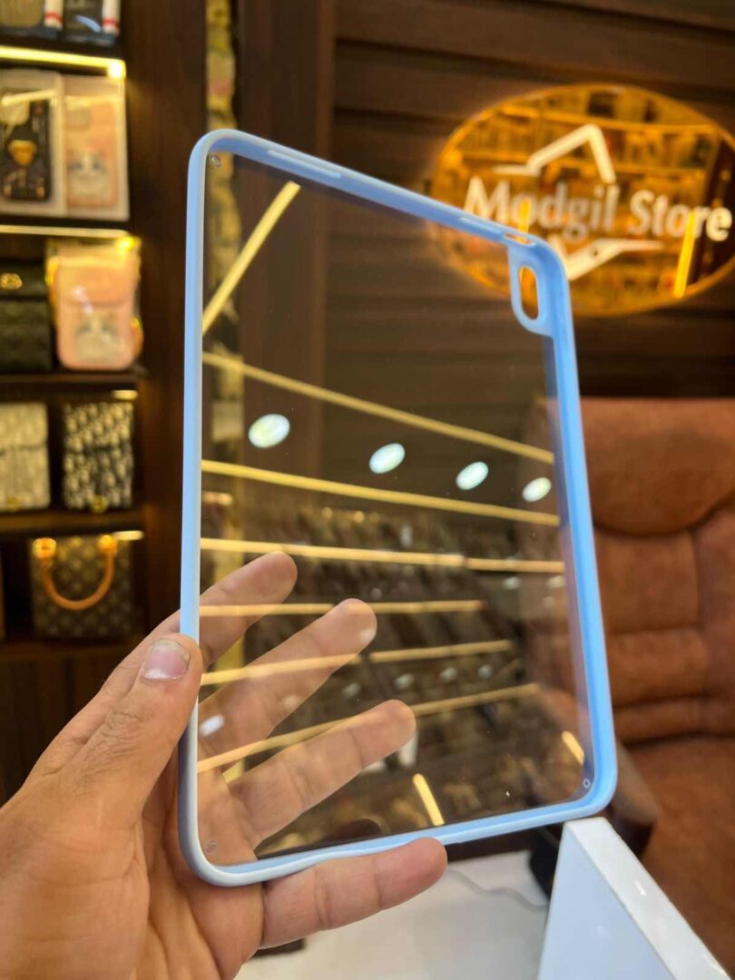 Transparent with coloured border iPad case - Image 6