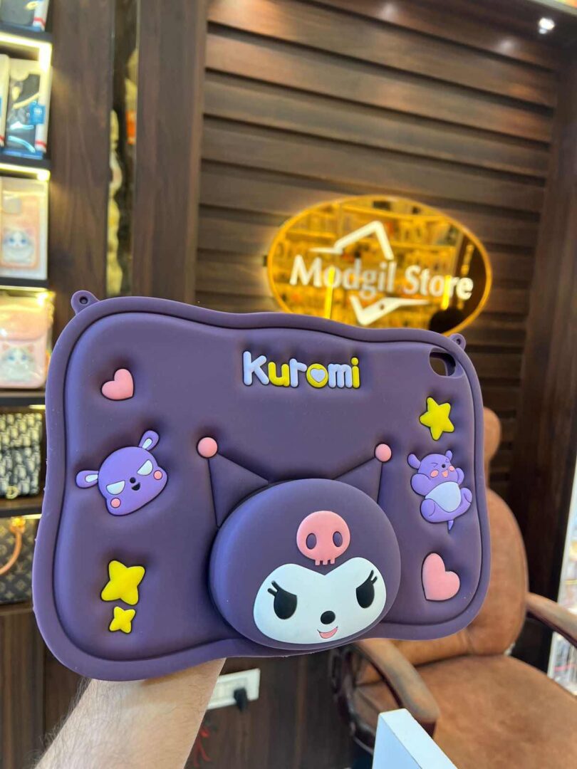 Silicone kuromi iPad case