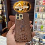 Crocodile leather case