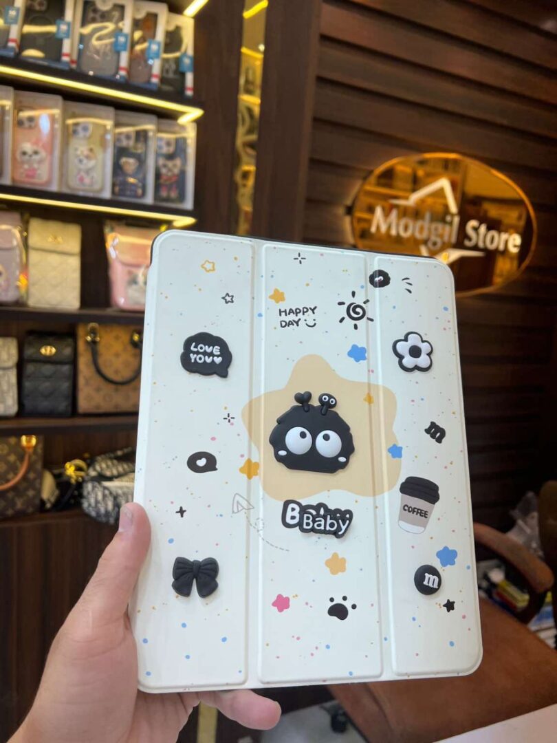 Baby cream iPad case