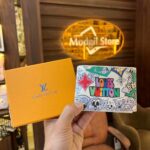 LL.V wallet (White & Multi-colour)