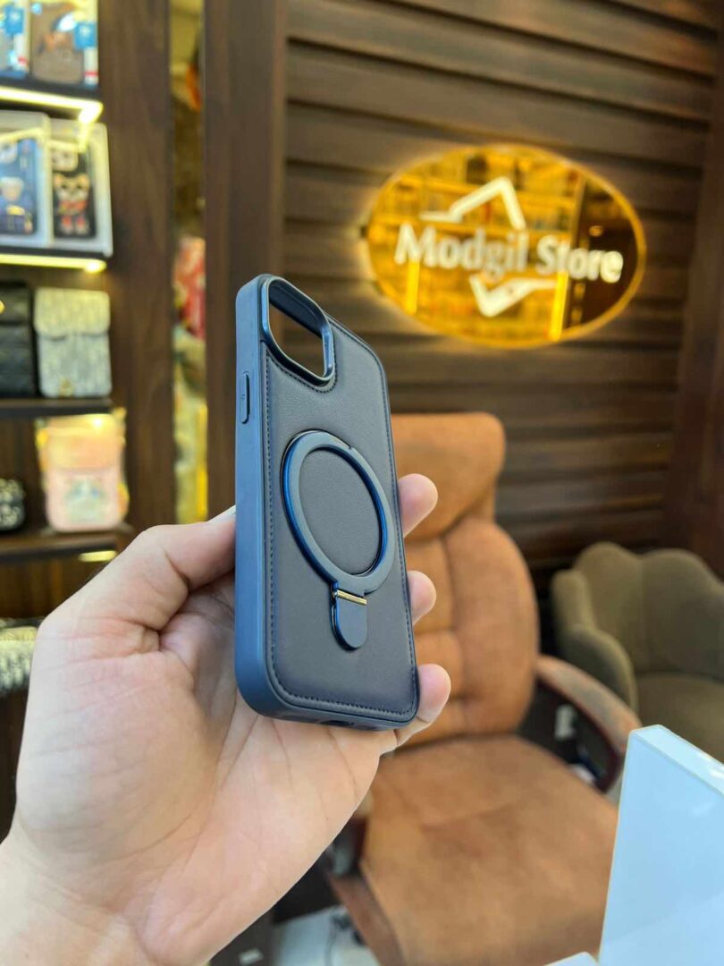 Mag-safe leather texture case - Image 2