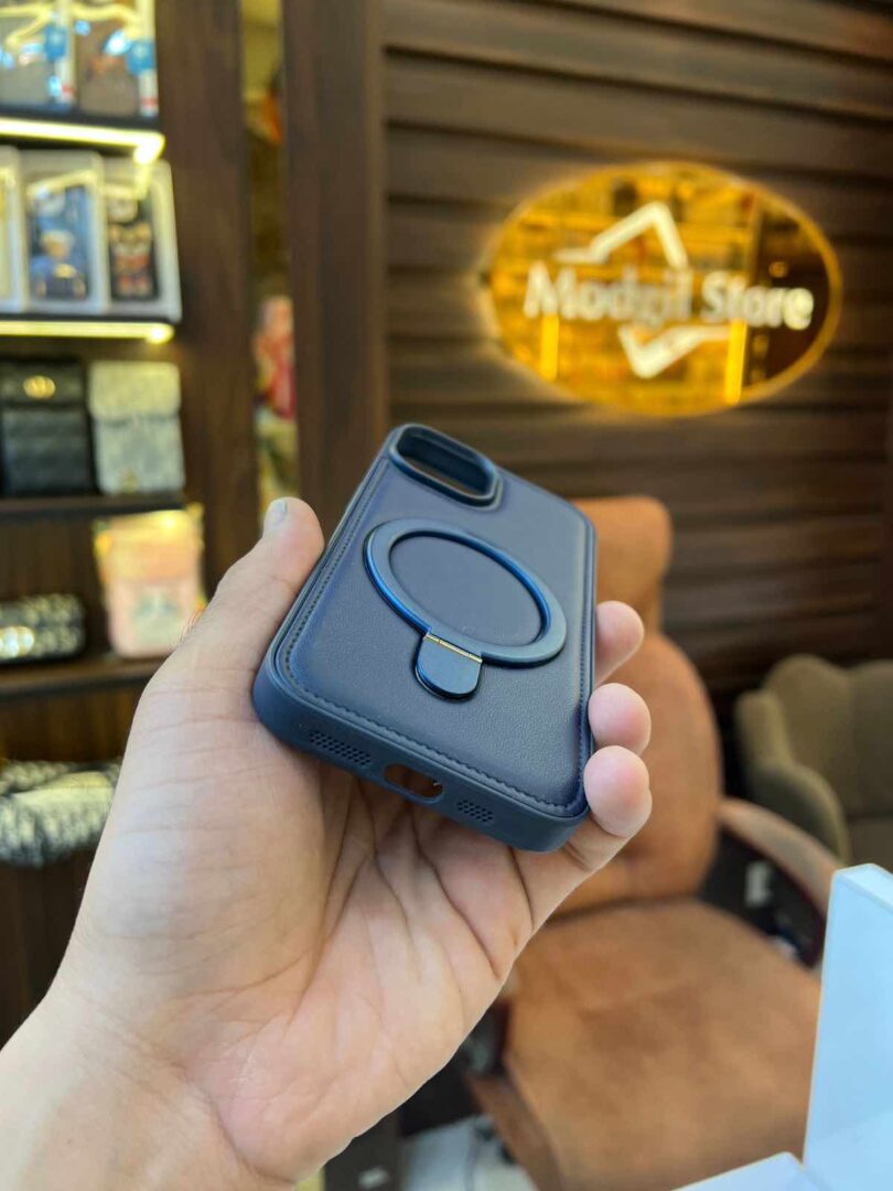 Mag-safe leather texture case - Image 3