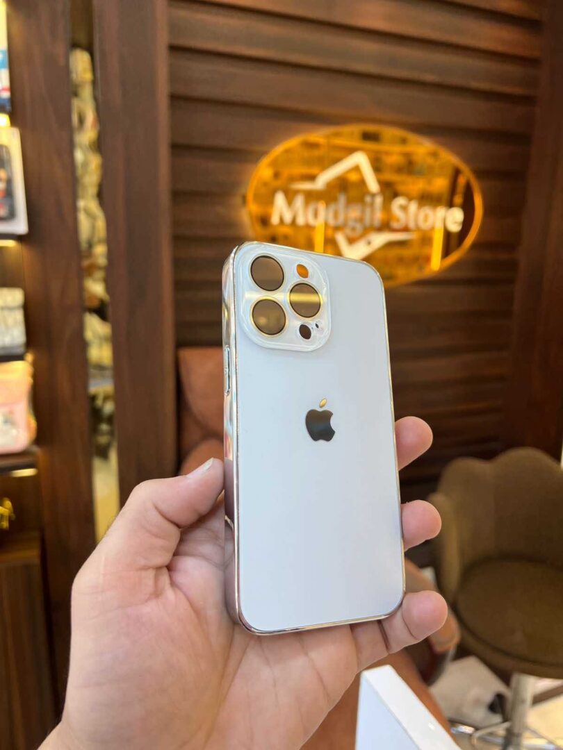 White case with camera protector