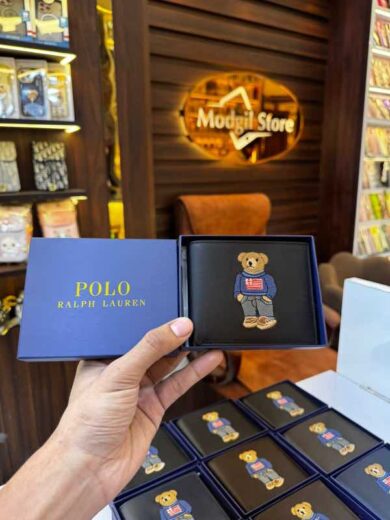 Bear black wallet