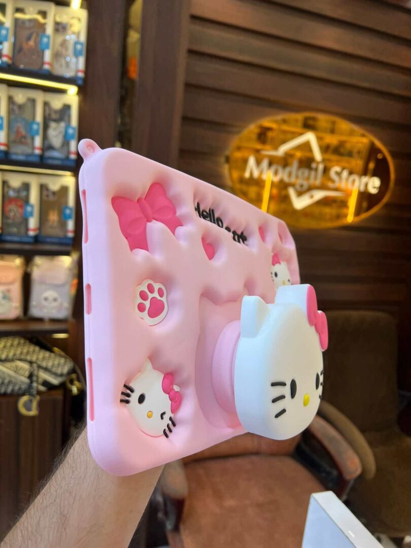 Hello Cat silicone embossed iPad case - Image 2