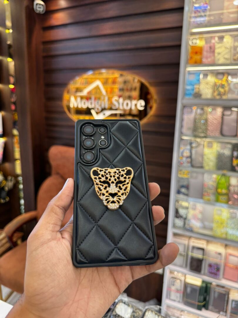 Leather Puffer leopard case - Image 4