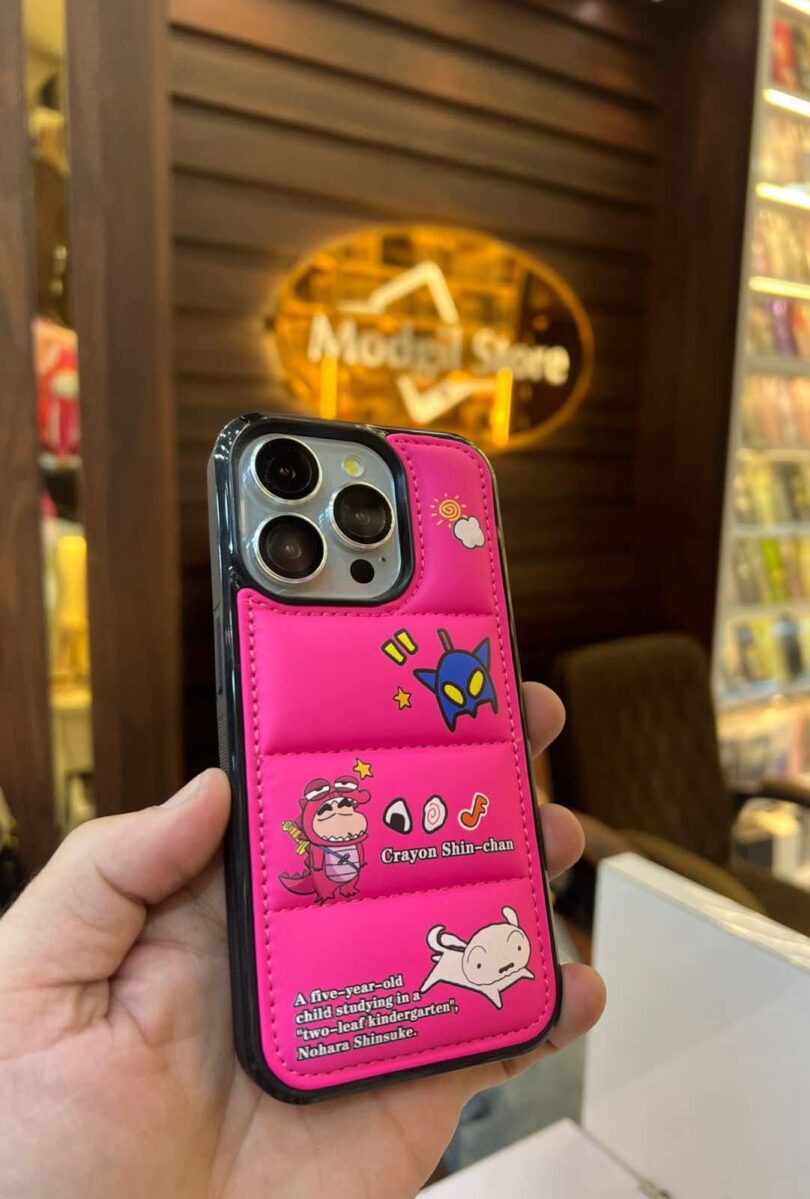 Pink puffer shin-chan case