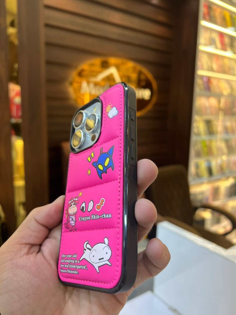Pink puffer shin-chan case - Image 3