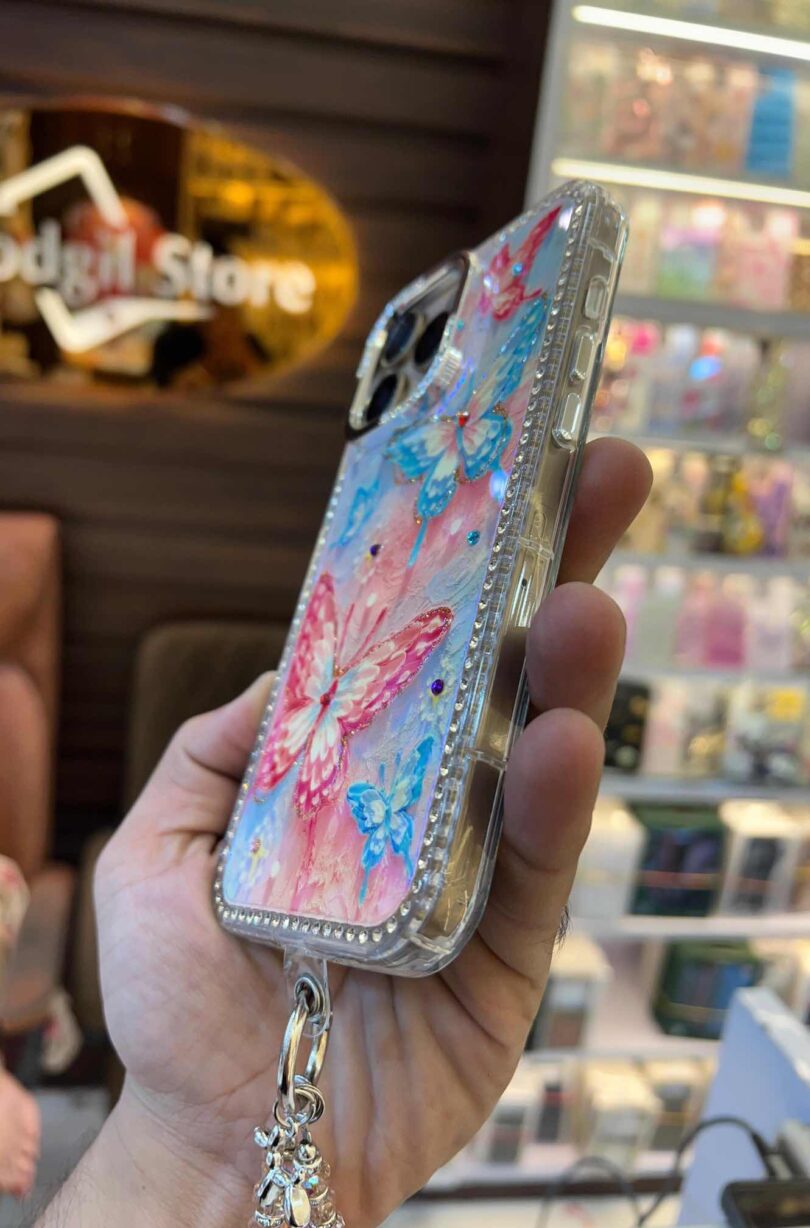 Butterfly case with charm - Image 3