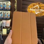 Brown iPad case