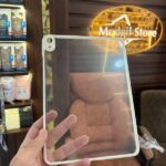 White transparent iPad case