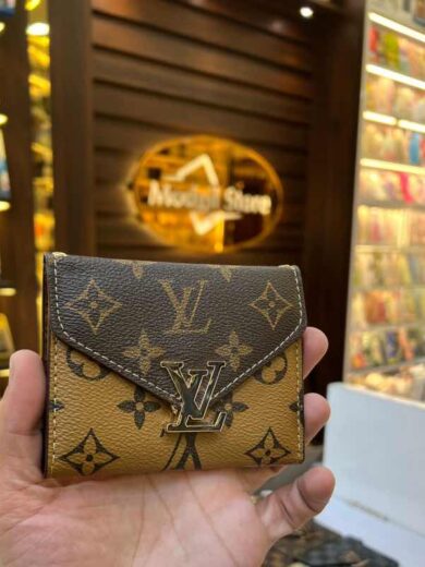 Cardholder + wallet series LL.v (brown double colour special edition article)