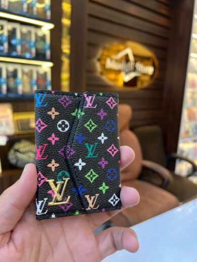 Card holder LL.v (black multi colour special edition small logo)