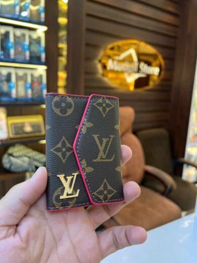 Card holder LL.v (brown pink special edition)