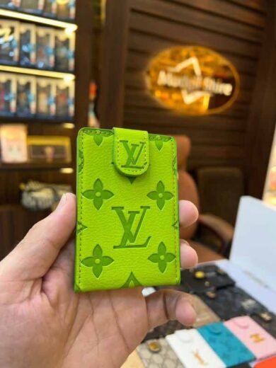 Flip card holder LL.v (green edition)