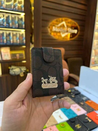 Flip card holder CO (dark brown edition)
