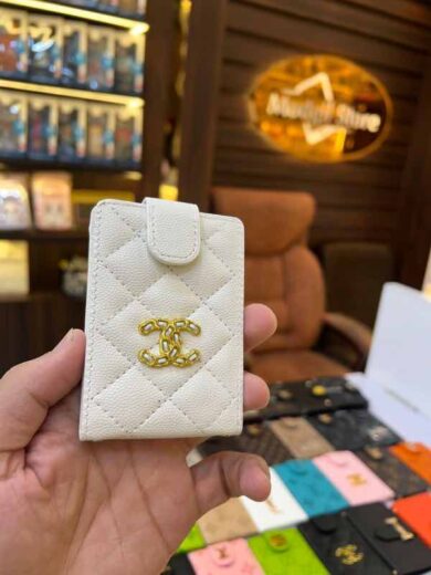 Flip card holder CHNL (white edition)