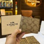 CO light brown wallet