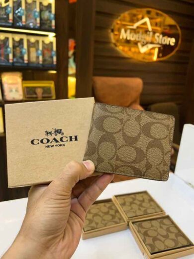 CO light brown wallet