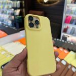 Yellow silicone texture case