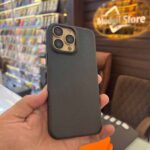 Black texture silicone case
