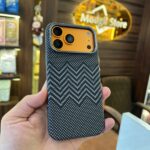 Kevlar zig-zag mag-safe case with stand