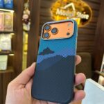 Cloudy Kevlar series mag-safe case with stand