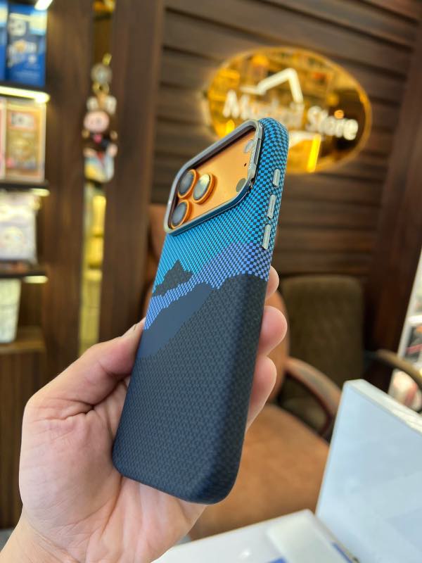 Cloudy Kevlar series mag-safe case with stand - Image 2