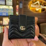 Card holder puffer Guc.ci (Black)
