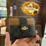 Card holder zipper CO (Dark brown)