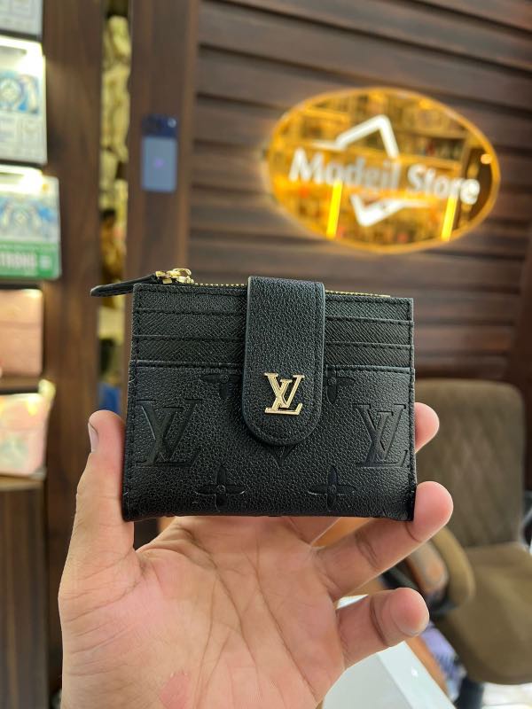 Card holder zipper LL.V (Black)