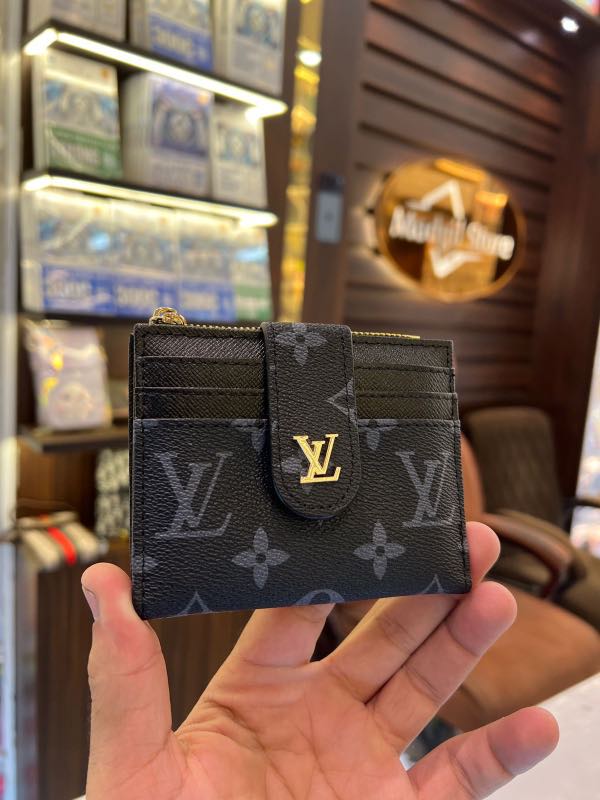 Card holder zipper LL.V (Black)