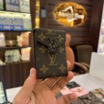 LL.V card holder (Brown bold multi logo)