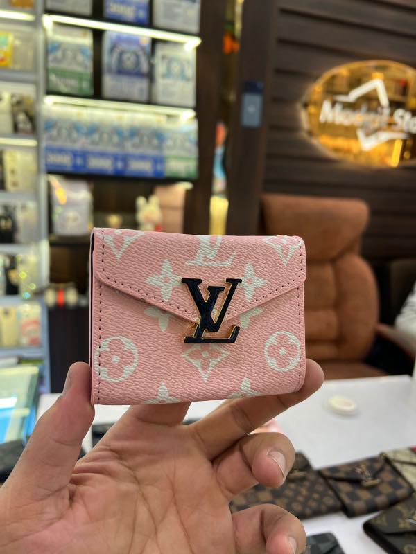 LL.V card holder (Pink bold logo)