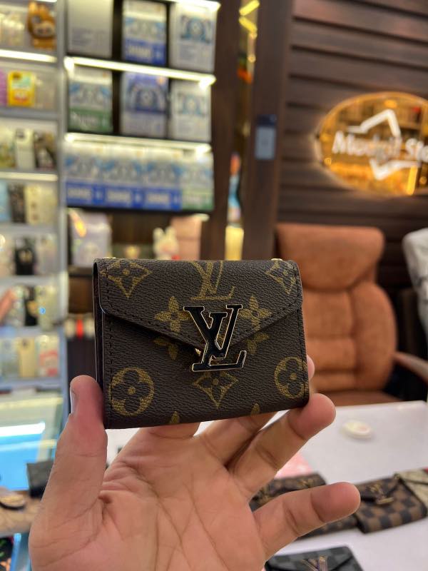 LL.V card holder (Brown bold logo)