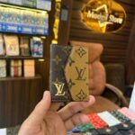 LL.V card holder (Beige & Brown)