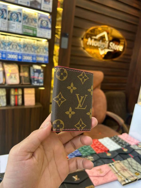 LL.V card holder ( Magenta & Brown) - Image 3