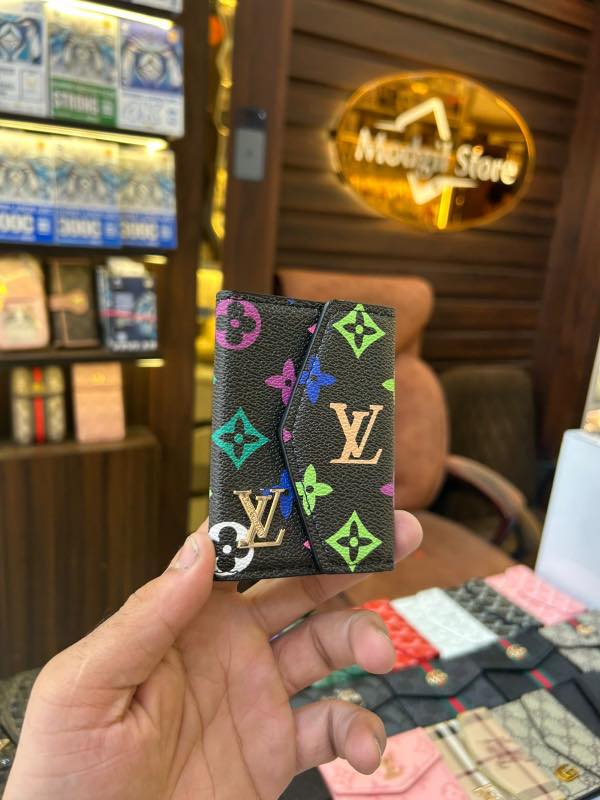 LL.V card holder (Multi-colour) Bold logo