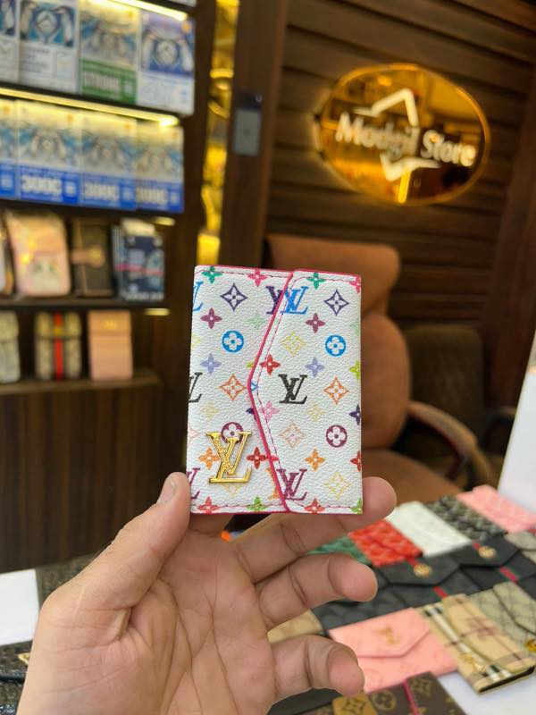 LL.V card holder (Multi-colour) mini logo
